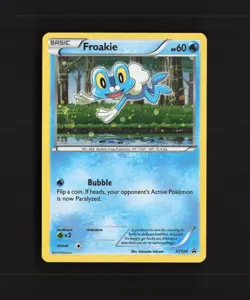 Froakie XY138 XY Black Star Promo Holo MINI SWIRL Pokemon Card LP+ - Image 1
