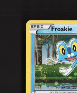 Froakie XY138 XY Black Star Promo Holo MINI SWIRL Pokemon Card LP+ - Image 3