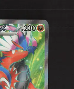 Koraidon ex 231/198 Scarlet & Violet Full Art Ultra Rare Holo Pokemon Card LP - Image 4