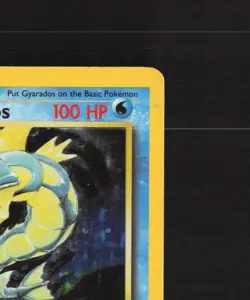 Gyarados 6/102 WOTC Base Set Holo Rare Pokemon Card MP - Image 4