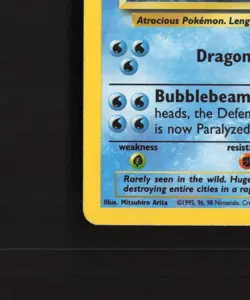 Gyarados 6/102 WOTC Base Set Holo Rare Pokemon Card MP - Image 5