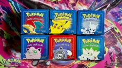 SEALED Full Set 6/6 Pokemon 23K Gold Plated Trading Cards 1998 Burger King MINT - Image 5
