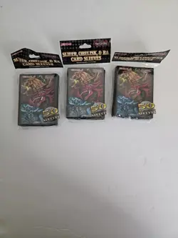 Yu-Gi-Oh Slifer, Obelisk, & Ra Card Sleeves Lot Of 3 - Image 1