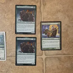 Magic: The Gathering ELD 15x Green Cards Syr Faren Lone Wolf English - Image 2