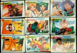 Pokemon Bandai Set 33 Cards Carddass Anime Collection Number 73 - 111 Pikachu - Image 3