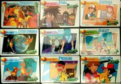 Pokemon Bandai Set 33 Cards Carddass Anime Collection Number 73 - 111 Pikachu - Image 4