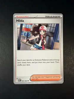 Hilda 084/086 White Flare Regular Uncommon Card NM Condition - Image 1