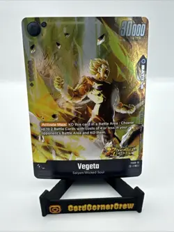 Vegeta FS09-15 Foil DB Legends Stamp Dragon Ball Super Card Game | Free Shipping - Image 1