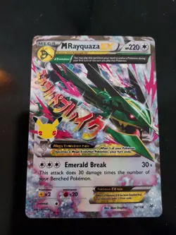 M Rayquaza EX Celebrations Classic Collection Holo Ultra Card 76/108 - Image 1