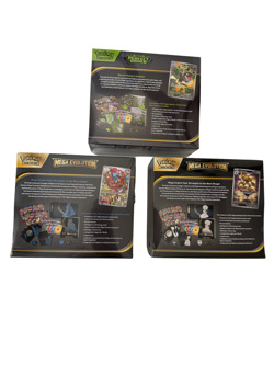 Pokemon TCG Mega Evolution Elite Trainer Box Lot x3 Sealed Perfect Order Lucario - Image 3