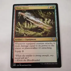 1 x Mage Slayer - Commander: Kamigawa: Neon Dynasty - LP - MTG - Image 1