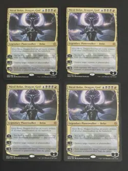 Magic The Gathering Nicol Bolas Dragon-God Planes Walker Playset 4x - Image 1