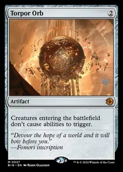Torpor Orb [Outlaws of Thunder Junction The Big Score] NM MTG - Image 1