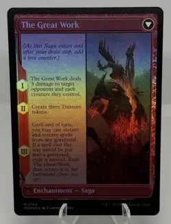 MTG Urabrask / The Great Work #169 (Foil) March of the Machine MOM - NM - Image 2