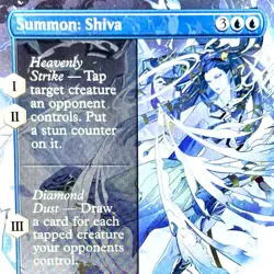 Summon: Shiva (Borderless) - Reg - MTG - FIN - 0362 - UNCOMMON ~ NM - Image 1