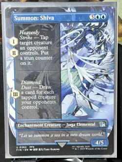 Summon: Shiva (Borderless) - Reg - MTG - FIN - 0362 - UNCOMMON ~ NM - Image 2
