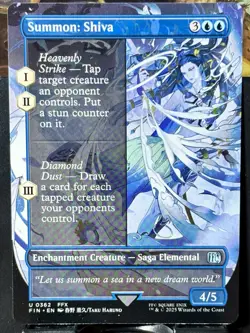 Summon: Shiva (Borderless) - Reg - MTG - FIN - 0362 - UNCOMMON ~ NM - Image 3