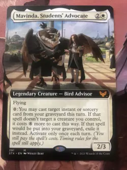 Mavinda, Students' Advocate EXTENDED ART Single MTG Strixhaven Pack Fresh - Image 2