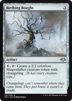 x4 Birthing Boughs U MTG Modern Horizons M/NM, English - Image 1