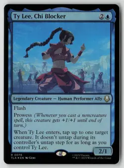 Ty Lee, Chi Blocker #76 (Foil) (NM) Avatar: The Last Airbender TLA Magic MTG - Image 1