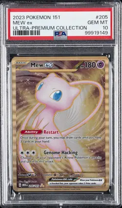 2023 POKEMON 151 ULTRA-PREM COLL #205 MEW EX PSA 10 - Image 1