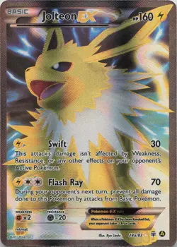 Jolteon EX 28a/083 Holo Promo Alternate Art Promos Pokemon Near Mint - Image 1
