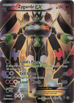 Zygarde EX 54a/124 Holo Promo Alternate Art Promos Pokemon Near Mint - Image 1