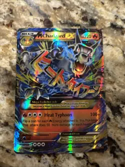 Pokemon TCG Mega M Charizard-EX Holo Ultra Rare Card 12/83 LP Condition - Image 1