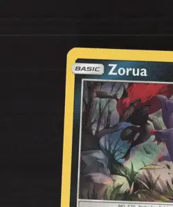 Zorua SM83 Sun & Moon Black Star Promo Holo Pokemon Card LP+ - Image 3