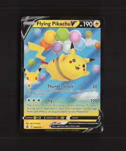 Flying Pikachu V 006/025 Celebrations Ultra Rare Holo Pokemon Card NM - Image 1