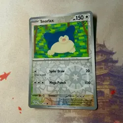 Snorlax 144/191 Sv08: Surging Sparks Reverse Holo Pokemon Card NM - Image 2