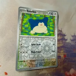 Snorlax 144/191 Sv08: Surging Sparks Reverse Holo Pokemon Card NM - Image 3