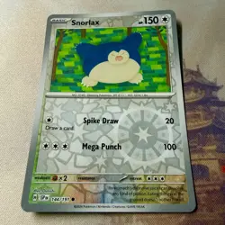 Snorlax 144/191 Sv08: Surging Sparks Reverse Holo Pokemon Card NM - Image 4