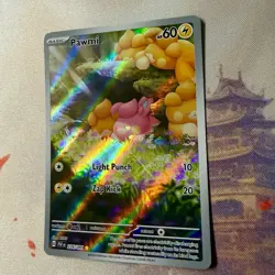 Pawmi 226/091 SV: Paldean Fates Full Art Ultra Rare Holo Pokemon Card NM - Image 2