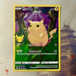 Pikachu 005/025 Celebrations Full Art Ultra Rare Holo Pokemon Card LP - Image 1