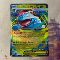Mega Venusaur ex 003/132 Mega Evolution Ultra Rare Holo Pokemon Card NM - Image 1