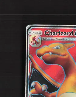 Charizard GX SM60 Sun & Moon Full Art Black Star Promo Holo Pokemon Card DMG - Image 3