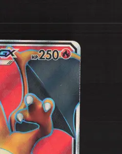 Charizard GX SM60 Sun & Moon Full Art Black Star Promo Holo Pokemon Card DMG - Image 4