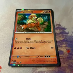 Growlithe 024 Scarlet & Violet Black Star Promo Cosmos Holo Pokemon Card NM - Image 4