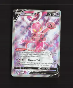 Enamorus V 178/196 Lost Origin Full Art Ultra Rare Holo Pokemon Card MP - Image 1