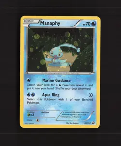 Manaphy XY190 XY Black Star Promo Holo Pokemon Card LP - Image 1