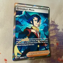 Grimsley's Move 120/094 Phantasmal Flames Ultra Rare Full Art Holo Pokemon Card - Image 3