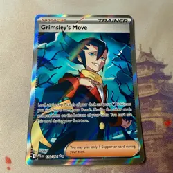 Grimsley's Move 120/094 Phantasmal Flames Ultra Rare Full Art Holo Pokemon Card - Image 4