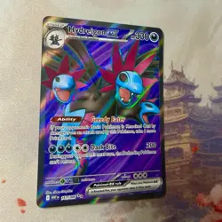 Hydreigon ex 161/086 White Flare Full Art Ultra Rare Holo Pokemon Card NM - Image 3