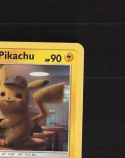 Detective Pikachu SM190 Sun & Moon Black Star Promo Holo Pokemon Card LP+ - Image 4