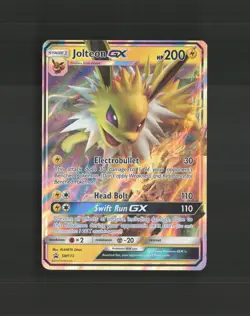 Jolteon GX SM173 Sun & Moon Black Star Promo Holo Pokemon Card NM - Image 1