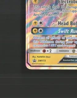 Jolteon GX SM173 Sun & Moon Black Star Promo Holo Pokemon Card NM - Image 5