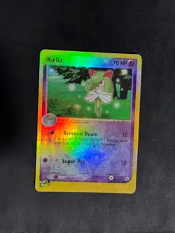 Kirlia Reverse Holo 34/109 Ruby & Sapphire - WOTC Unlimited Pokemon TCG 2003 MP - Image 1