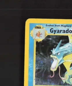 Gyarados 6/102 WOTC Base Set Holo Rare Pokemon Card MP - Image 3