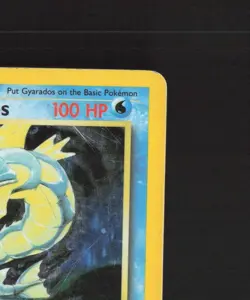 Gyarados 6/102 WOTC Base Set Holo Rare Pokemon Card MP - Image 4